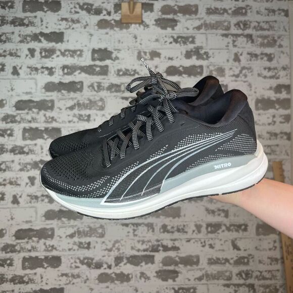 Puma | women black running sneakers puma grip nitro - Picture 7 of 9